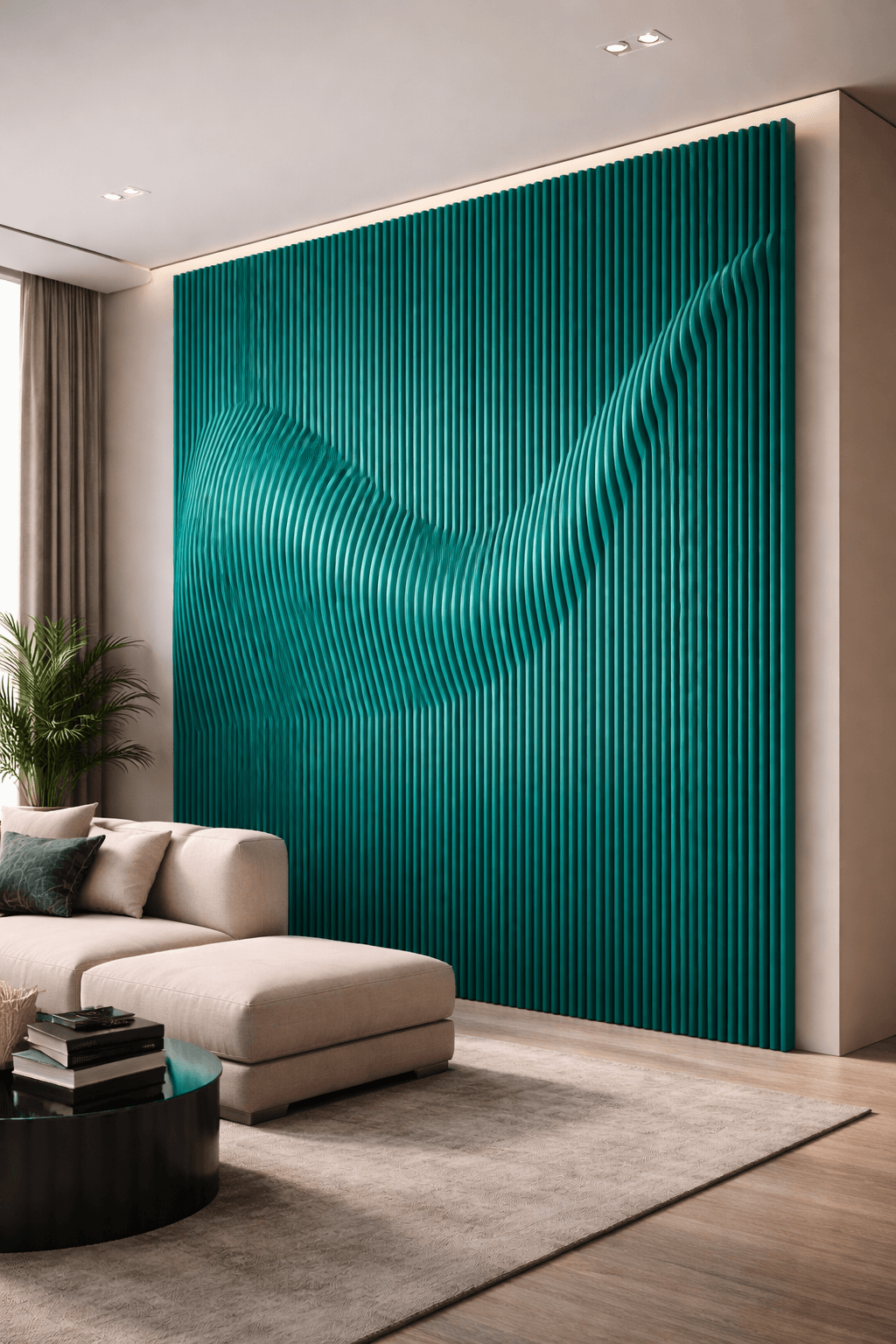 Sculpted Flow Wall sample