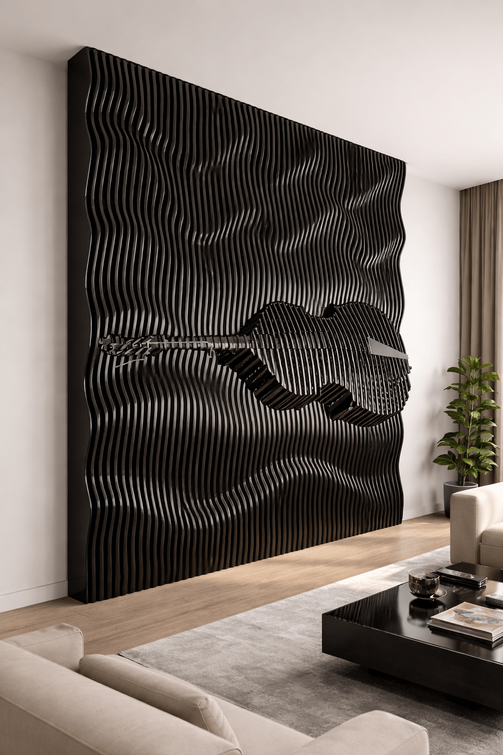 Linear Luxe Panel sample